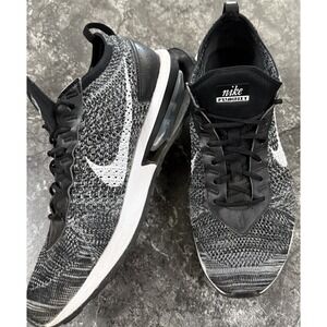 Nike Air Max FlyKnit Racer Oreo‎ Black White Athletic Shoes Women's 9 DM9073-001